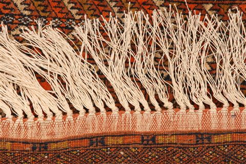 Kunduz Orange Hand Knotted 40 X 66 Area Rug 253-30010 Image 5