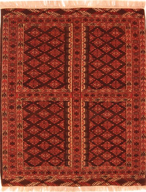 Kunduz Red Hand Knotted 310 X 49 Area Rug 253-30012 Image 0