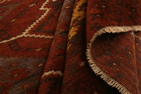 Kunduz Red Hand Knotted 31 X 51 Area Rug 100-30024 Image 2