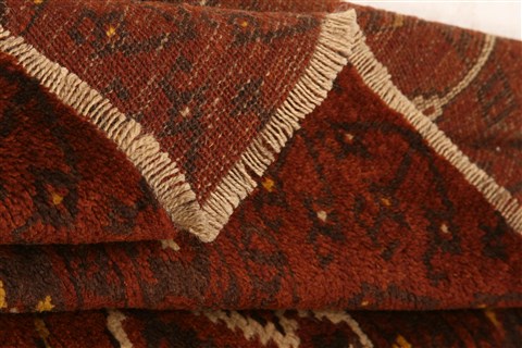 Kunduz Red Hand Knotted 31 X 51 Area Rug 100-30024 Image 3