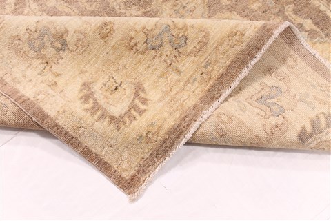 Pishavar Beige Hand Knotted 510 X 90 Area Rug 254-30025 Image 7