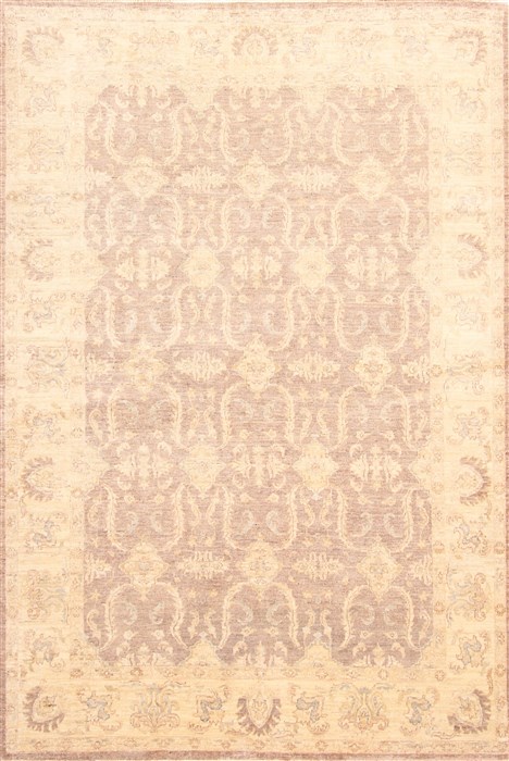 Pishavar Beige Hand Knotted 510 X 90 Area Rug 254-30025 Image 0
