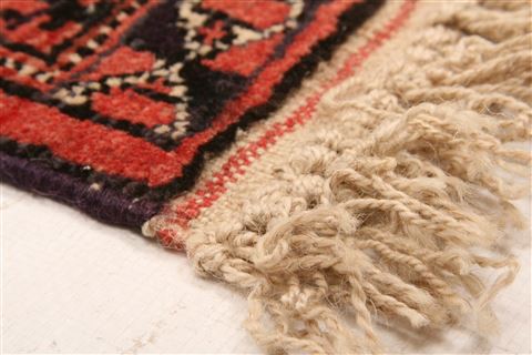 Turkman Red Hand Knotted 30 X 39  Area Rug 253-30026 Image 5