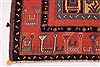 Gabbeh Multicolor Hand Knotted 70 X 96 Area Rug 254-30027 Thumb 1