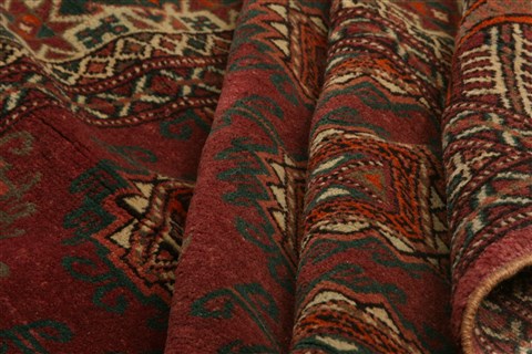 Jaldar Red Hand Knotted 53 X 711 Area Rug 253-30031 Image 2