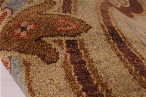 Ziegler Brown Hand Knotted 61 X 810 Area Rug 254-30036 Image 10