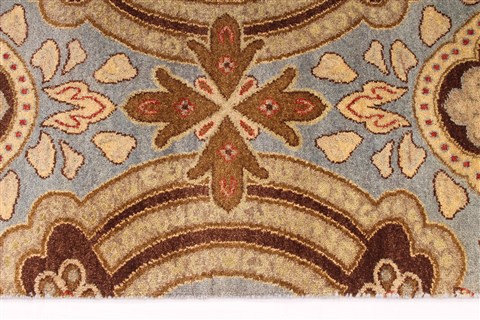 Ziegler Brown Hand Knotted 61 X 810 Area Rug 254-30036 Image 3