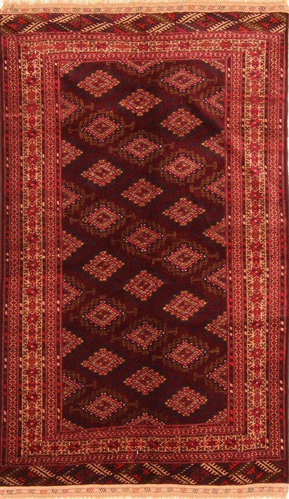 Yamouth Red Hand Knotted 42 X 68 Area Rug 253-30038 Image 0