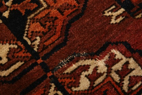 Bokhara Red Hand Knotted 46 X 411 Area Rug 253-30039 Image 1