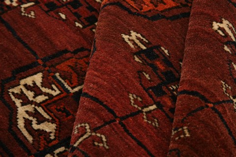 Bokhara Red Hand Knotted 46 X 411 Area Rug 253-30039 Image 6