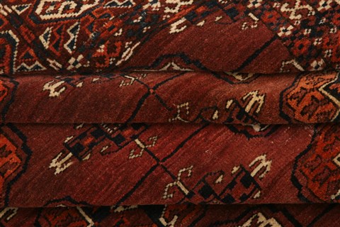 Bokhara Red Hand Knotted 46 X 411 Area Rug 253-30039 Image 7