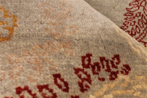 Modern Brown Hand Knotted 60 X 89 Area Rug 254-30040 Image 10