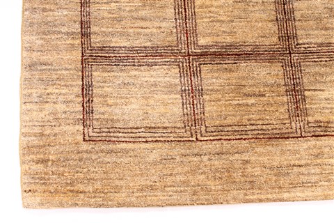 Gabbeh Brown Hand Knotted 66 X 91 Area Rug 254-30043 Image 1
