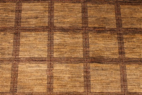 Gabbeh Brown Hand Knotted 66 X 91 Area Rug 254-30043 Image 2