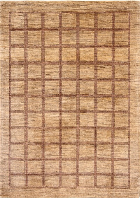 Gabbeh Brown Hand Knotted 66 X 91 Area Rug 254-30043 Image 0