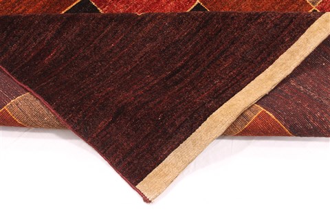 Gabbeh Brown Hand Knotted 70 X 99 Area Rug 254-30047 Image 7