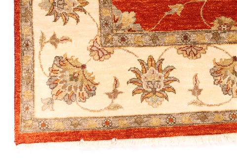 Ziegler Beige Hand Knotted 61 X 90 Area Rug 254-30052 Image 1