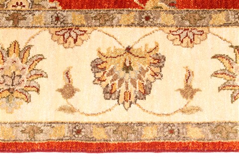 Ziegler Beige Hand Knotted 61 X 90 Area Rug 254-30052 Image 3