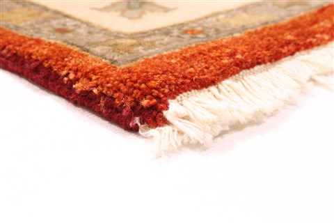 Ziegler Beige Hand Knotted 61 X 90 Area Rug 254-30052 Image 4