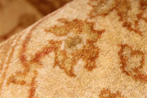 Tabriz Beige Hand Knotted 31 X 410  Area Rug 254-30053 Image 10