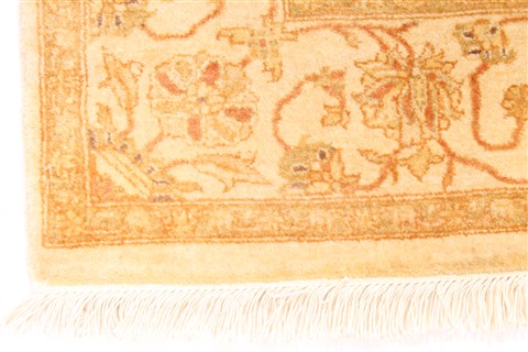 Tabriz Beige Hand Knotted 31 X 410  Area Rug 254-30053 Image 1