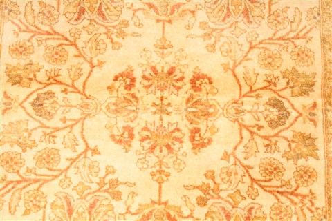 Tabriz Beige Hand Knotted 31 X 410  Area Rug 254-30053 Image 3