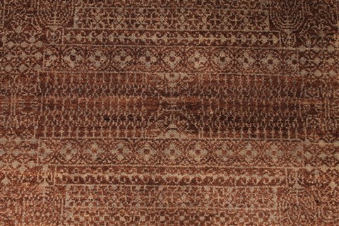 Modern Grey Hand Knotted 31 X 50  Area Rug 254-30056 Image 2