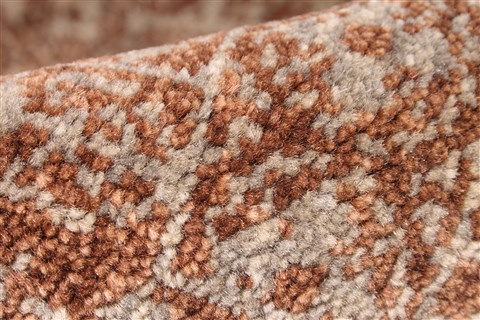 Modern Grey Hand Knotted 31 X 50  Area Rug 254-30056 Image 7