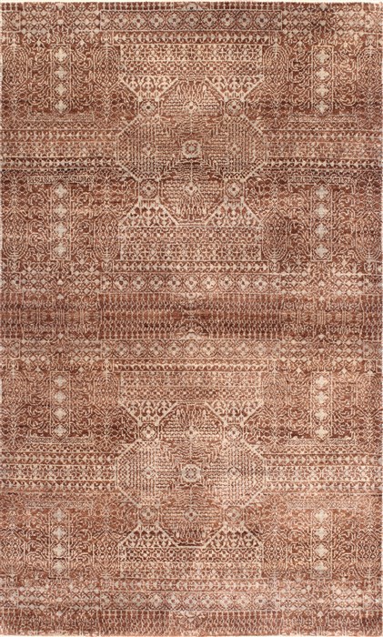 Modern Grey Hand Knotted 31 X 50  Area Rug 254-30056 Image 0