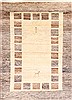 Gabbeh Beige Hand Knotted 35 X 49 Area Rug 254-30057 Thumb 0