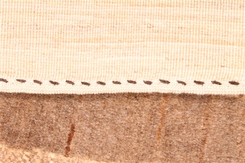 Gabbeh Beige Hand Knotted 23 X 49 Area Rug 254-30059 Image 5