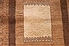 Gabbeh Beige Hand Knotted 23 X 49 Area Rug 254-30059 Thumb 2