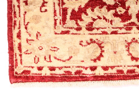 Pishavar Red Hand Knotted 31 X 50 Area Rug 254-30060 Image 1