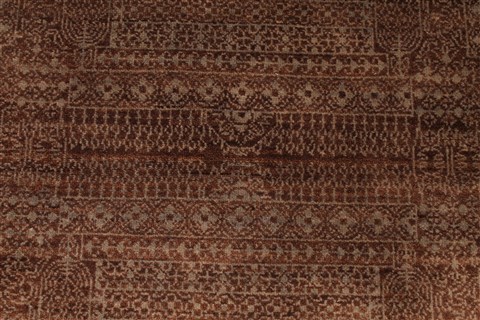 Modern Beige Hand Knotted 30 X 51 Area Rug 254-30061 Image 2