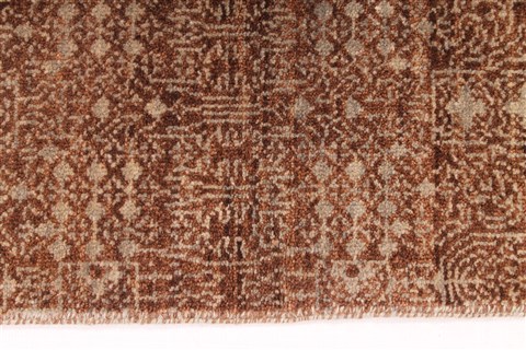 Modern Beige Hand Knotted 30 X 51 Area Rug 254-30061 Image 3