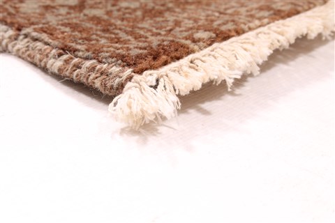 Modern Beige Hand Knotted 30 X 51 Area Rug 254-30061 Image 4