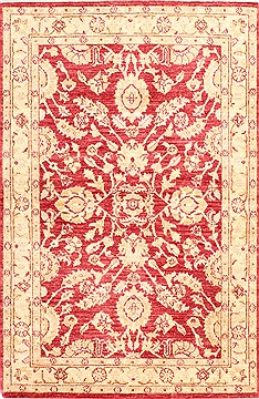 Ziegler Beige Hand Knotted 3'3" X 5'1"  Area Rug 254-30062