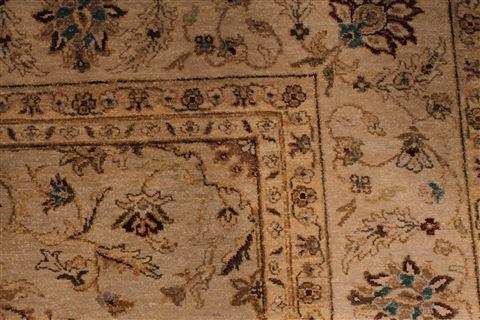 Chobi Beige Hand Knotted 80 X 101 Area Rug 301-30067 Image 6