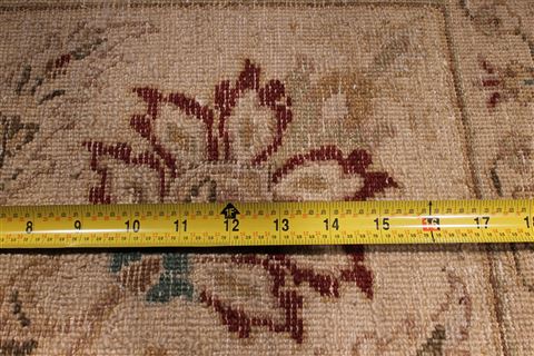 Chobi Beige Hand Knotted 80 X 101 Area Rug 301-30067 Image 8
