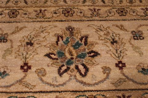 Chobi Beige Hand Knotted 80 X 101 Area Rug 301-30067 Image 9