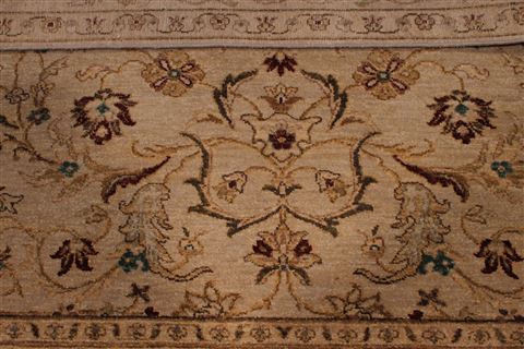 Chobi Beige Hand Knotted 80 X 101 Area Rug 301-30067 Image 10