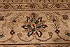 Chobi Beige Hand Knotted 80 X 101  Area Rug 301-30067 Thumb 9