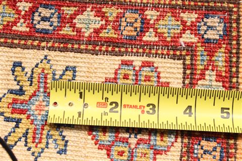 Kazak Beige Hand Knotted 34 X 52 Area Rug 254-30069 Image 6
