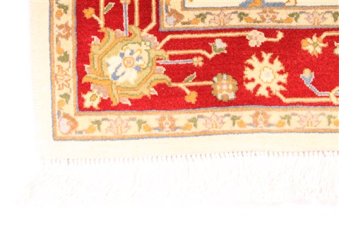 Tabriz Beige Hand Knotted 29 X 42 Area Rug 254-30071 Image 1