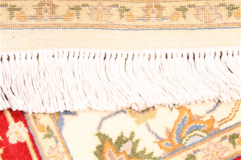 Tabriz Beige Hand Knotted 29 X 42 Area Rug 254-30071 Image 5