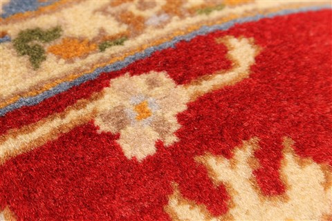 Tabriz Beige Hand Knotted 29 X 42 Area Rug 254-30071 Image 9