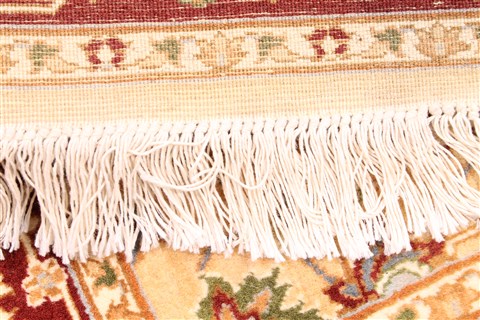 Tabriz Beige Hand Knotted 27 X 43 Area Rug 254-30073 Image 5
