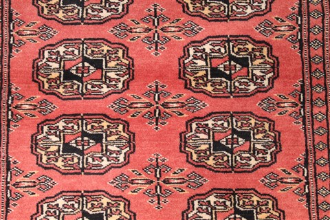 Bokhara Beige Hand Knotted 29 X 44 Area Rug 254-30074 Image 2
