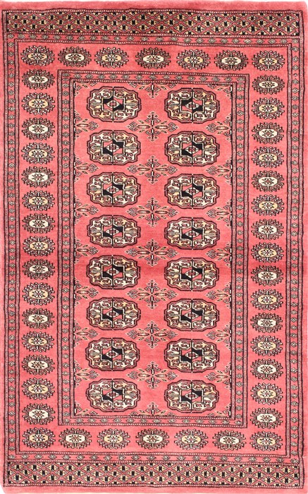 Bokhara Beige Hand Knotted 29 X 44 Area Rug 254-30074 Image 0
