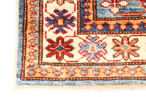 Kazak Beige Square Hand Knotted 30 X 30 Area Rug 254-30076 Image 1